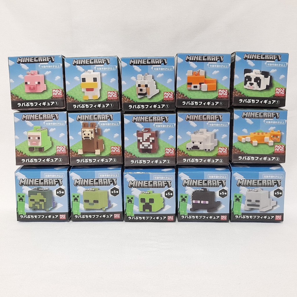 正版 日版 Minecraft 吊飾 開封品 單售 當個創世神 麥塊 豬 雞 狐狸 貓熊 殭屍 苦力怕 終界使者 骷髏