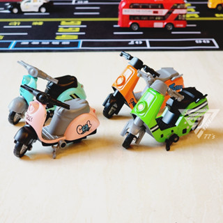 【臺灣現貨】【糖果小綿羊摩托車合金車/4色】玩具摩托車 合金摩托車 摩托模型 機車玩具 玩具車 摩托車擺件 小汽車