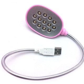 珠光13LED 蛇燈 檯燈 13LED燈 USB燈 白光 LED燈 鍵盤燈 床頭燈 小夜燈 【DC110】