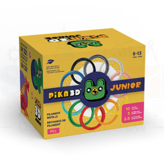 PIKA 3D Junior 3D 列印筆專用補充顏料組(10色) 3D創意設計 maker DIY體驗