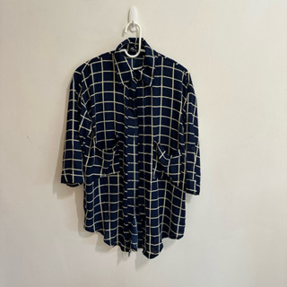 【二手】Queen Shop 雪紡長袖襯衫 外套