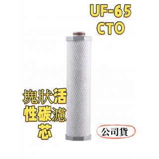 【水男孩】💧賀眾牌 UF-65 CTO 塊狀活性碳濾芯 UF-65 賀眾 活性碳濾心 正品 公司貨 飲水機濾芯 淨水