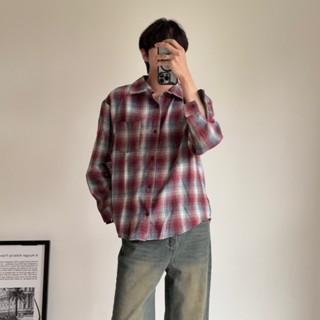 ［FJ select］美式復古 撞色大格紋 口袋襯衫 長袖襯衫 外套 外搭 罩衫 格子襯衫 長袖上衣 男生長袖 格紋