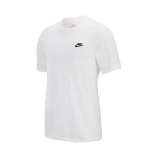 *特惠出清*(男)【NIKE】AS M NSW Club Tee 純棉刺繡LOGO基本款短袖T恤-白 AR4999101