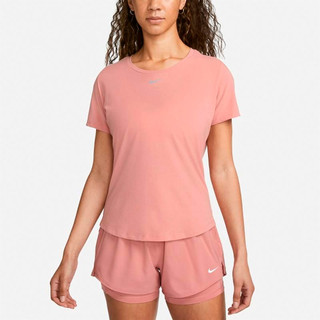 *特惠出清*(女)【NIKE】ONE LUXE 快乾防曬短袖上衣-玫紅 DD0619618