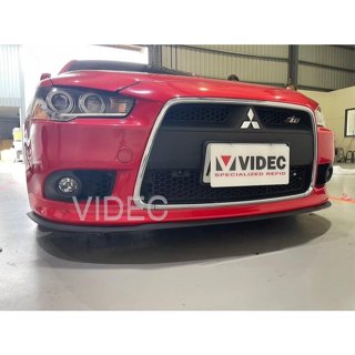 威德汽車 通用型 軟下巴 定風翼 各車系皆可安裝 LANCER IO 鯊魚頭 實車安裝