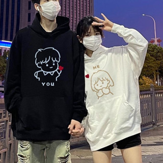 長袖情侶裝 秋冬情侶裝 冬天情侶裝 不一樣的情侶裝衛衣 春秋新款潮牌 連帽高階感 情侶裝冬季 情侶衣服 情侶衣
