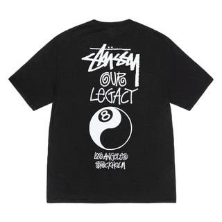 STUSSY x OUR LEGACY 8 BALL YIN YANG PIGMENT DYED TEE 短袖 男女