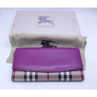 【Vivian-二手物】BURBERRY 博柏利國際精品,皮夾,錢包.零錢包,收納包.長皮夾