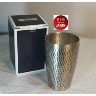 SHINKO~新光堂~SI102SN~日本製造~銅製~純銅~鎚目 S 型~400ml~銀~銅杯~超取免運~