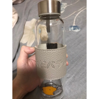 卡皮巴拉水豚君耐熱玻璃隨手瓶水壺360ml