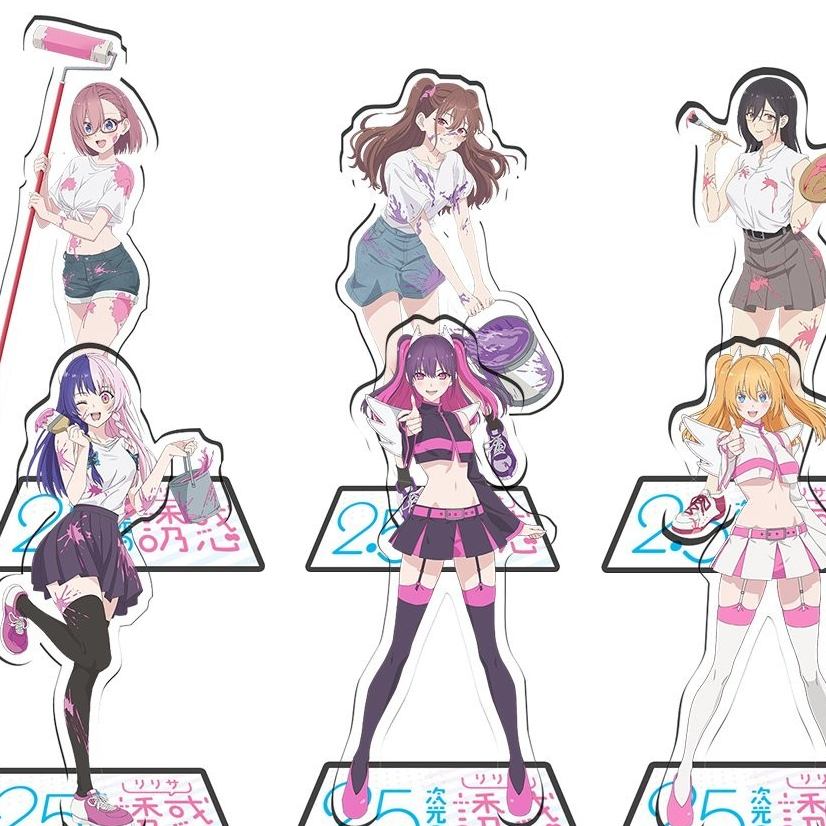 💫崽崽精選💫2.5次元的誘惑動漫週邊奧村正宗天乃莉莉紗橘美花莉立牌擺件cos