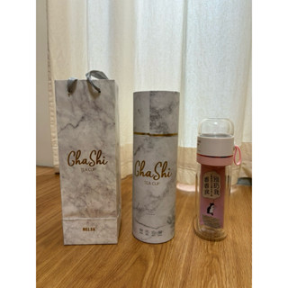 ［全新未用］Relea物生物-玻璃泡茶隨身杯300ml