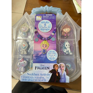 冰雪奇緣 豪華 串珠 收納盒組 Disney 迪士尼 frozen 手鍊 項鍊