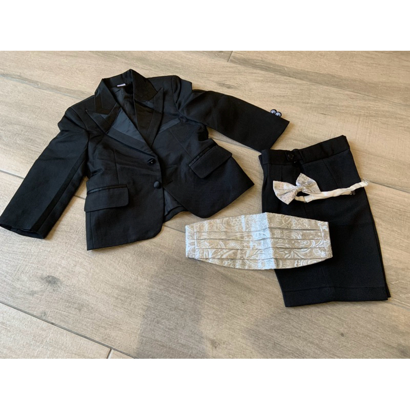 幼兒小男生禮服Tuxedo西裝size90