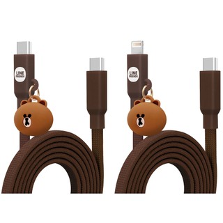 GARMMA LINE FRIENDS Type-c to Type-c &Type-c to Lightning磁吸線