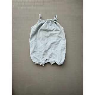 全新商品 babyGap 嬰幼兒 女寶寶 直條紋無袖連身包屁衣 0-3M