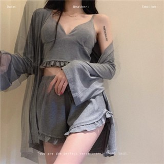ᴹˢ朵•午夜衣櫥🌹現貨🔥睡衣套裝 胸墊睡衣 莫代爾睡衣 性感睡衣 睡裙 睡衣裙 小胸睡衣 連身睡衣 睡衣褲 居家服 睡衣