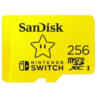 SanDisk Nintendo Switch 專用 microSDXC UHS-I(U3)256GB記憶卡(公司貨)