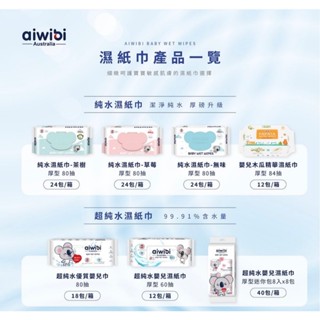 §洺禾§附發票§ Aiwibi 愛薇彼 嬰兒濕紙巾 純水濕紙巾 迷你包 天然茶樹精油 草莓 木瓜精華 厚型60抽 80