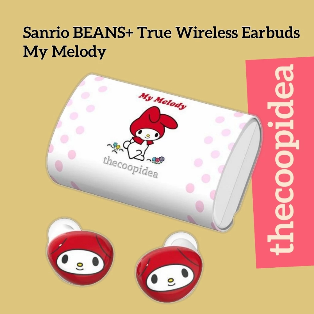 thecoopidea X [Sanrio BEANS+ My Melody] 美樂蒂 藍芽耳機 三麗鷗 耳機