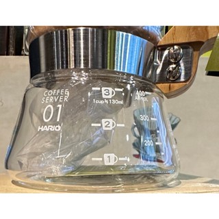 【多塔咖啡】HARIO V60 新款橄欖木咖啡壺 400ml VCWN-40 耐熱玻璃下座 手沖咖啡下壺 kono適用
