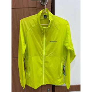 Mont-bell 男裝防風外套 螢光黃 U.L.Stretch Wind Jacket Men's Size M