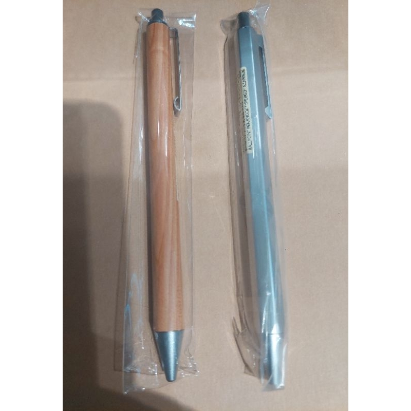 MUJI 無印良品代購 自由換芯按壓筆管 鋁質 木軸