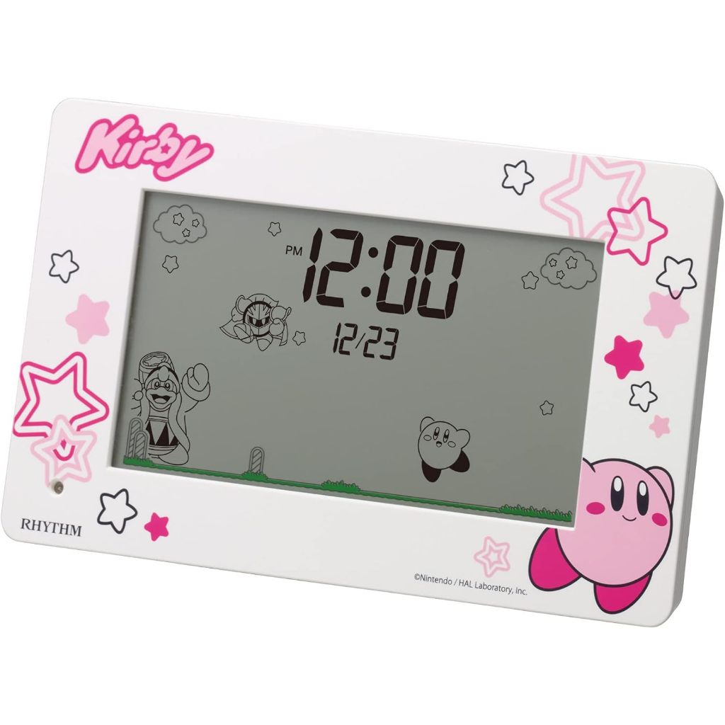 -旺比- 麗聲 RHYTHM 8RDA81KB03 星之卡比 卡比 kirby 電子鬧鐘 數字時鐘 鬧鈴