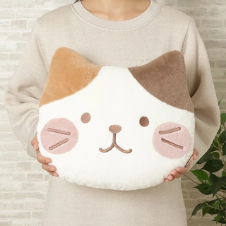 現貨 日本雜貨 Hapins fukufuku Nyanko 大臉 貓 絨毛抱枕 靠枕 午睡枕