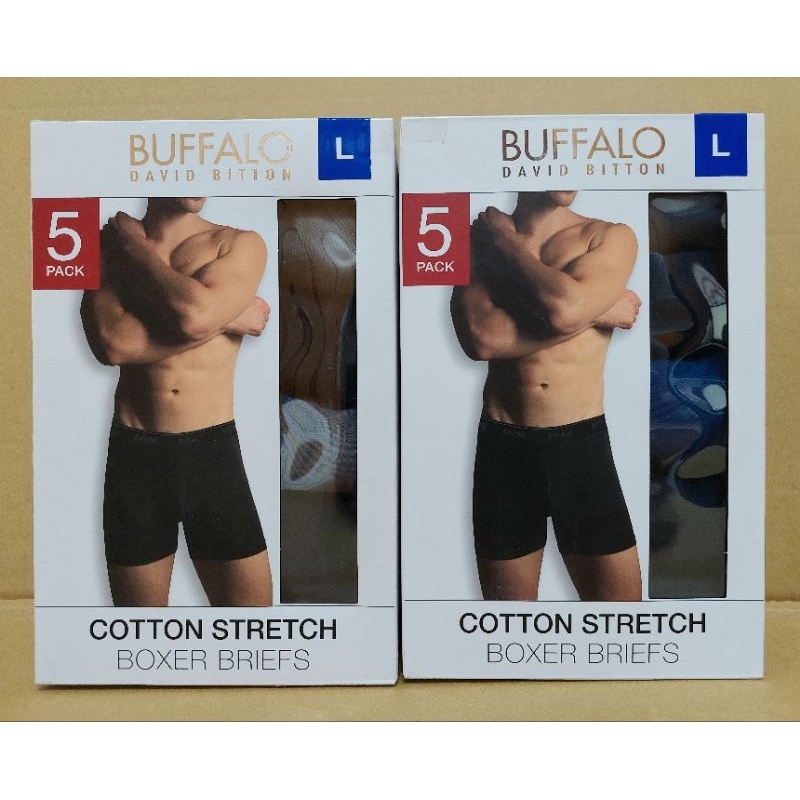 ★瑪詩琳★ 特價 BUFFALO 男平口褲五入組 男彈性內褲 男內褲 好市多代購 COSTCO