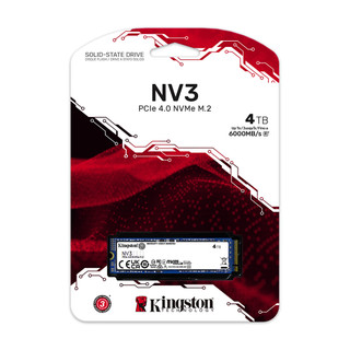 金士頓 Kingston NV3 NVMe PCIe 4.0 SSD 固態硬碟 2TB 4TB 公司貨