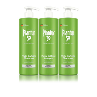 【Plantur39】飄逸豐盈質感 植物與咖啡因洗髮露 細軟脆弱髮 500ml(多規格組)