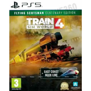 【全新未拆】PS5 模擬火車世界4 飛行蘇格蘭人百年紀念版 TRAIN SIM WORLD 4 簡體中文版 臺中恐龍電玩