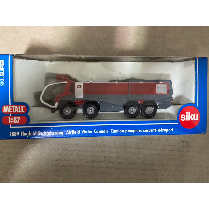 全新Siku 1889 機場消防車 1:87 市面少見