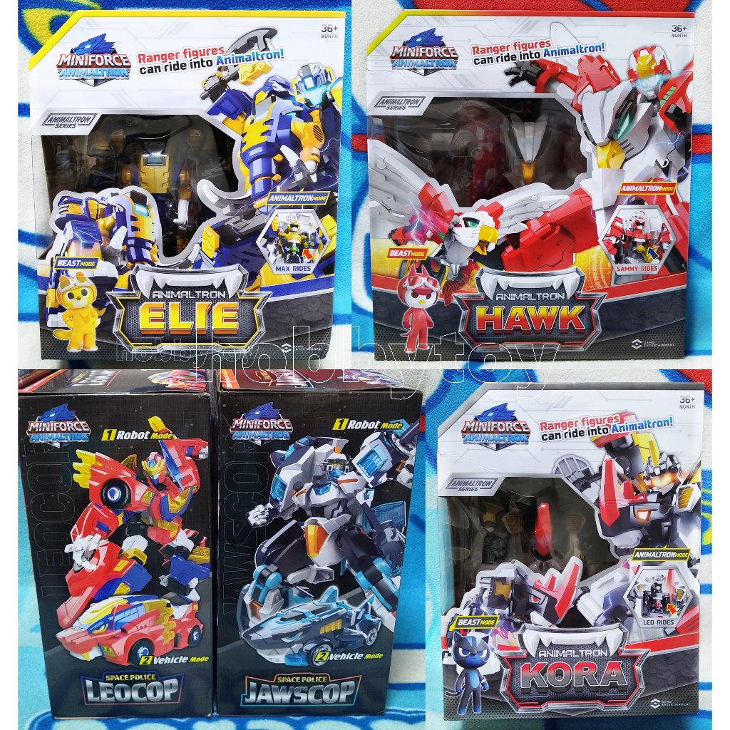 迷你特工隊 宇宙警察 猛鯊特警 狂獅特警 百獸機甲 重犀可拉 神鷹霍克 霸猩金剛 獅王萊恩 猛象毅厲 迷你特攻隊