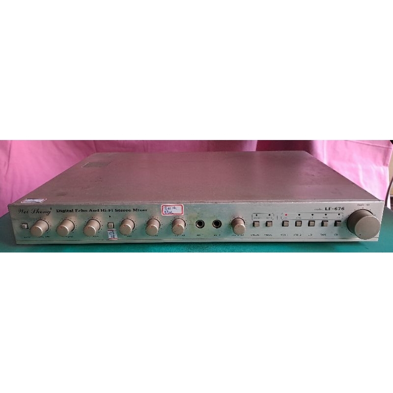 NO:1152# weisheng Digital Echo And Hi-Fi Stereo Mixer LF-676