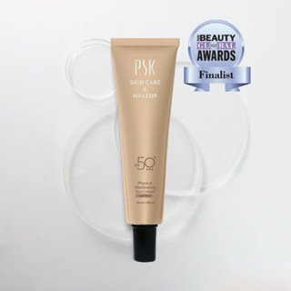 PSK深海美肌專家 純物理全能潤色隔離霜SPF50+ 35ml 自然色 防曬 素顏霜 防曬乳 妝前乳 隔離