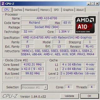 AMD A10 6700 4.3GHz四核心處理器+ 華碩A68BM-A主機板+ DDR3 8G記憶體、整套含風扇與擋板