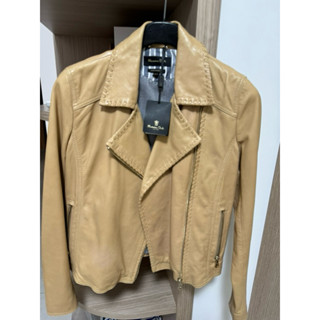 massimo dutti 真皮外套 xs