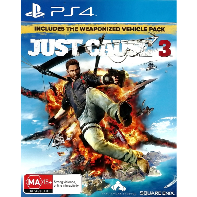 【二手遊戲】PS4 正當防衛3 JUST CAUSE 3 英文版【台中恐龍電玩】
