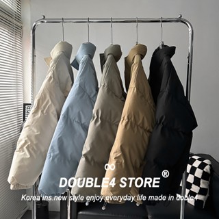【DOUBLE4 】升級版 麵包外套 立領 鋪棉 防潑水 保暖外套 加厚 挺版 內口袋 高品質 下抽繩 防風 6666