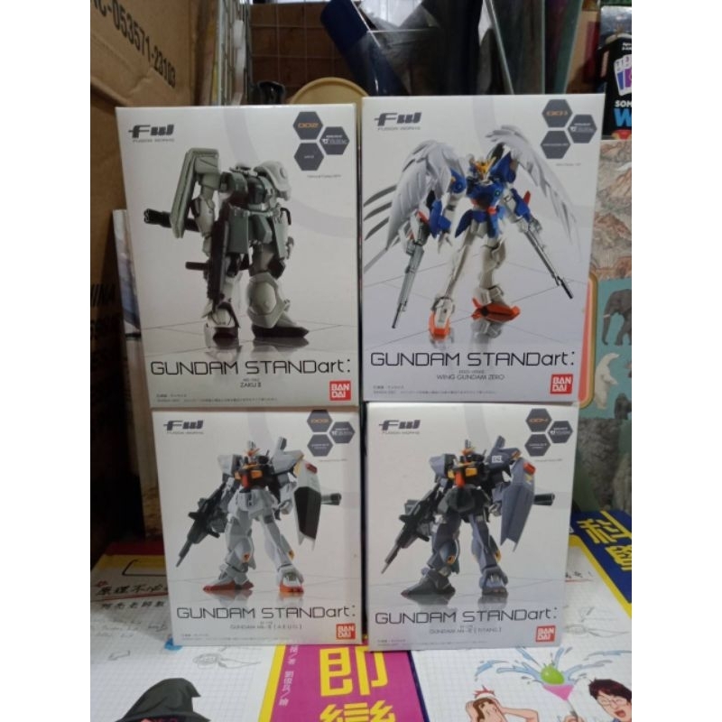 柴寶趣 絕版 STANDART VOL.1 飛翼 Mk-II 薩克 001 RX-178 萬代 鋼彈 完成品 盒玩 正版