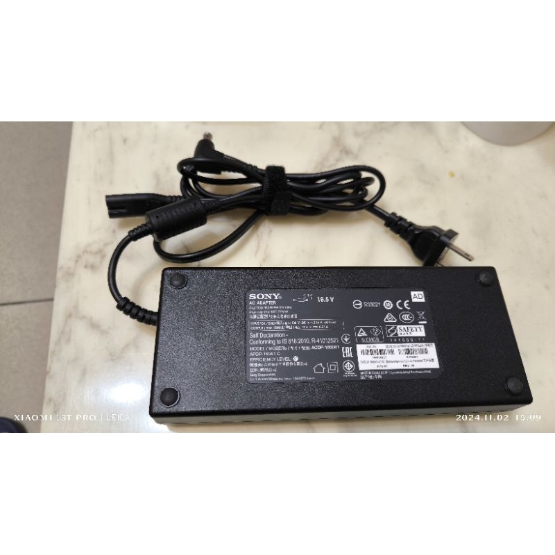 二手Sony專用液晶電視原廠專用電源供應器型號ACDPD01，19.5V,8.21A