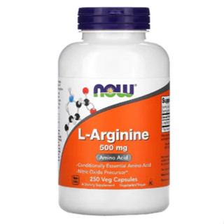 代購 Now Foods 左旋精胺酸 L-arginine 精胺酸 精氨酸 500mg 250顆/1000mg 120顆
