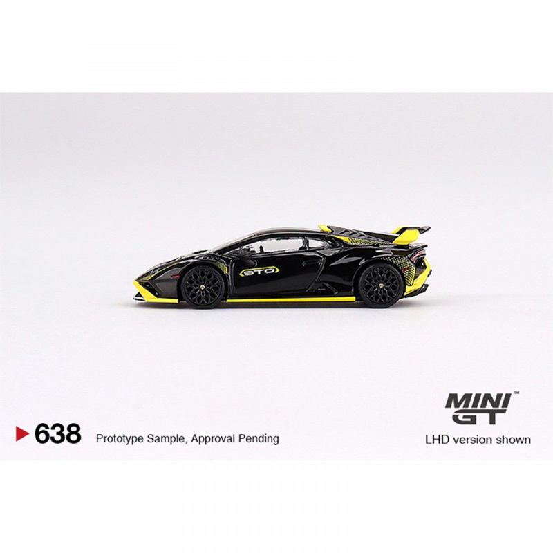 《AUToy》MINI GT #638 1/64 Lamborghini Huracan STO Nero Noctis