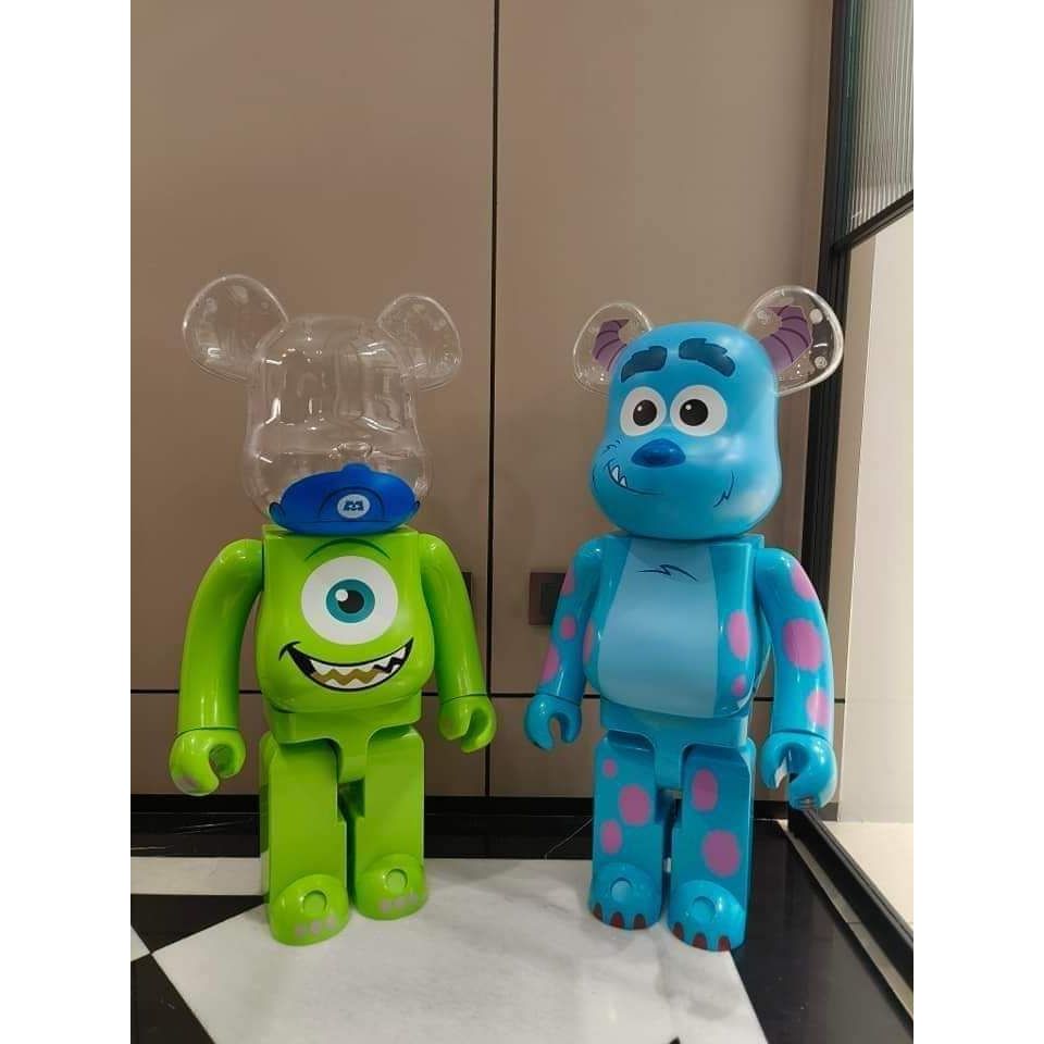 BE@RBRICK MIKE 1000％大眼仔 1000% BE@RBRICK SULLEY 1000% 毛怪1000%