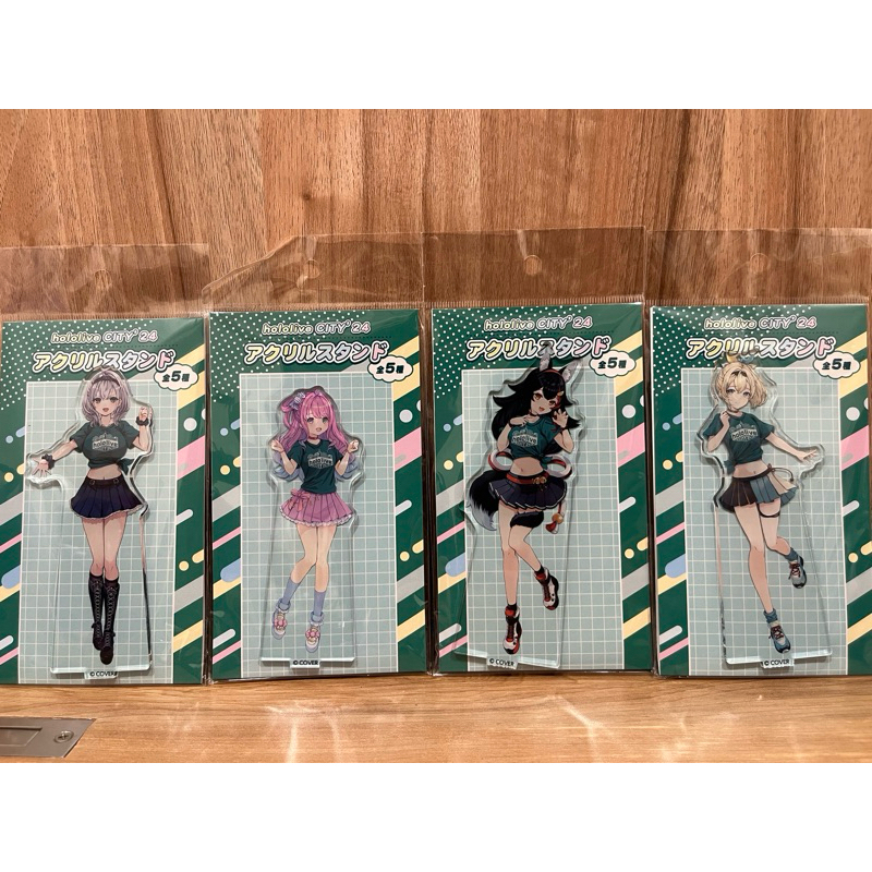 現貨 Hololive 仙台格林樂園限定 holo city 立牌 白銀諾艾爾 姬森璐娜 大神澪 風真伊呂波