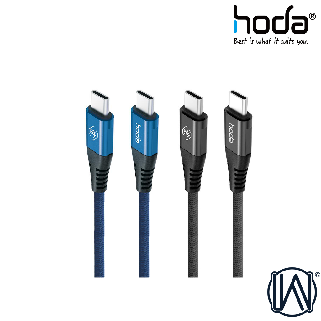 隔日到貨 hoda iPhone 16 Pro Max 15 Type-C USB-C 尼龍編織100W 充電線