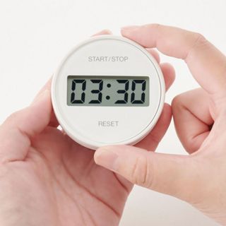 MUJI 無印良品｜廚房用計時器 圓形 可磁吸